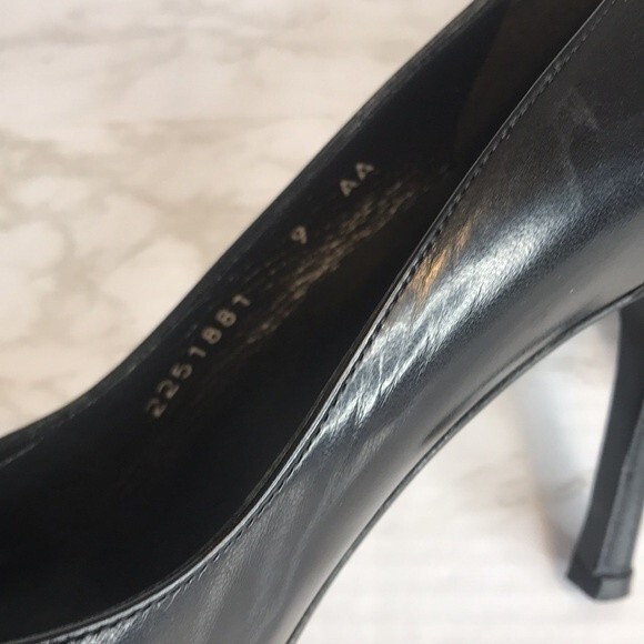 Stuart Weitzman Patent Leather Stiletto black Pumps size 9 AA - Picture 6 of 12